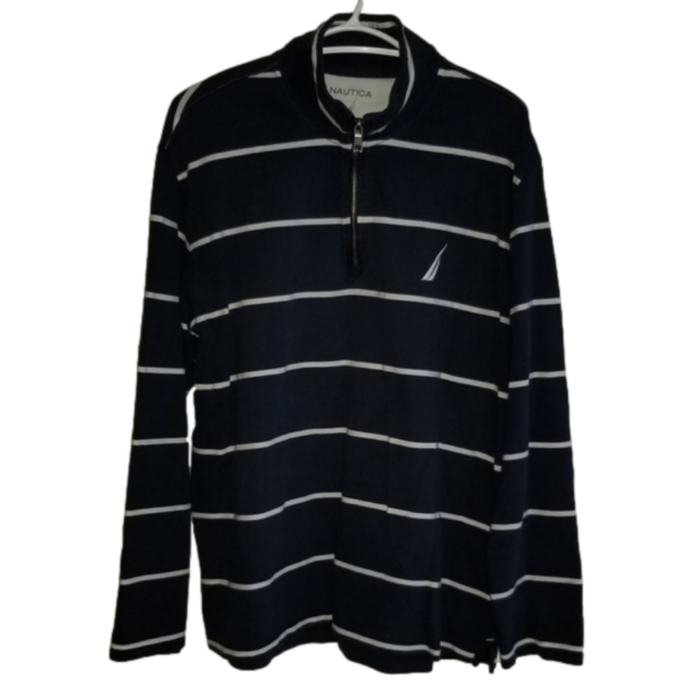 Nautica Long Sleeve 1/4 Zip Pullover Size L